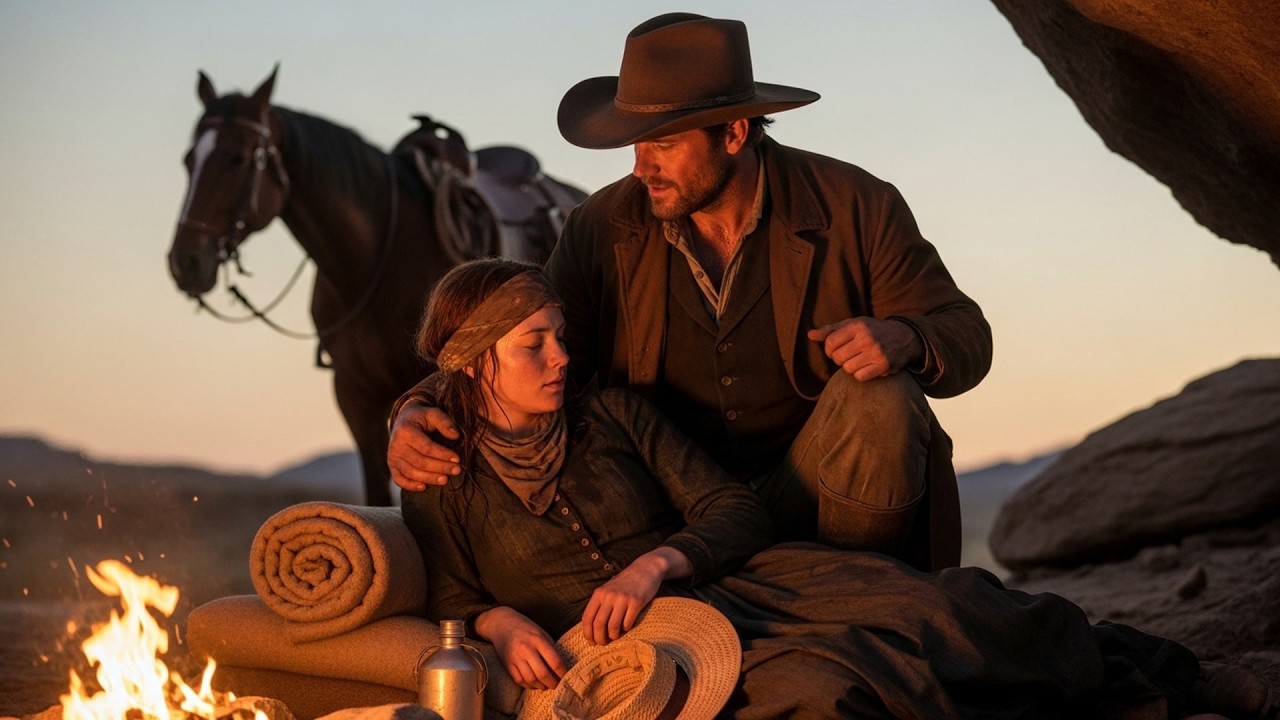The Cowboy Found Her Collapsed In The Summer Heat, He Carried Her To Shade And Stayed All Night