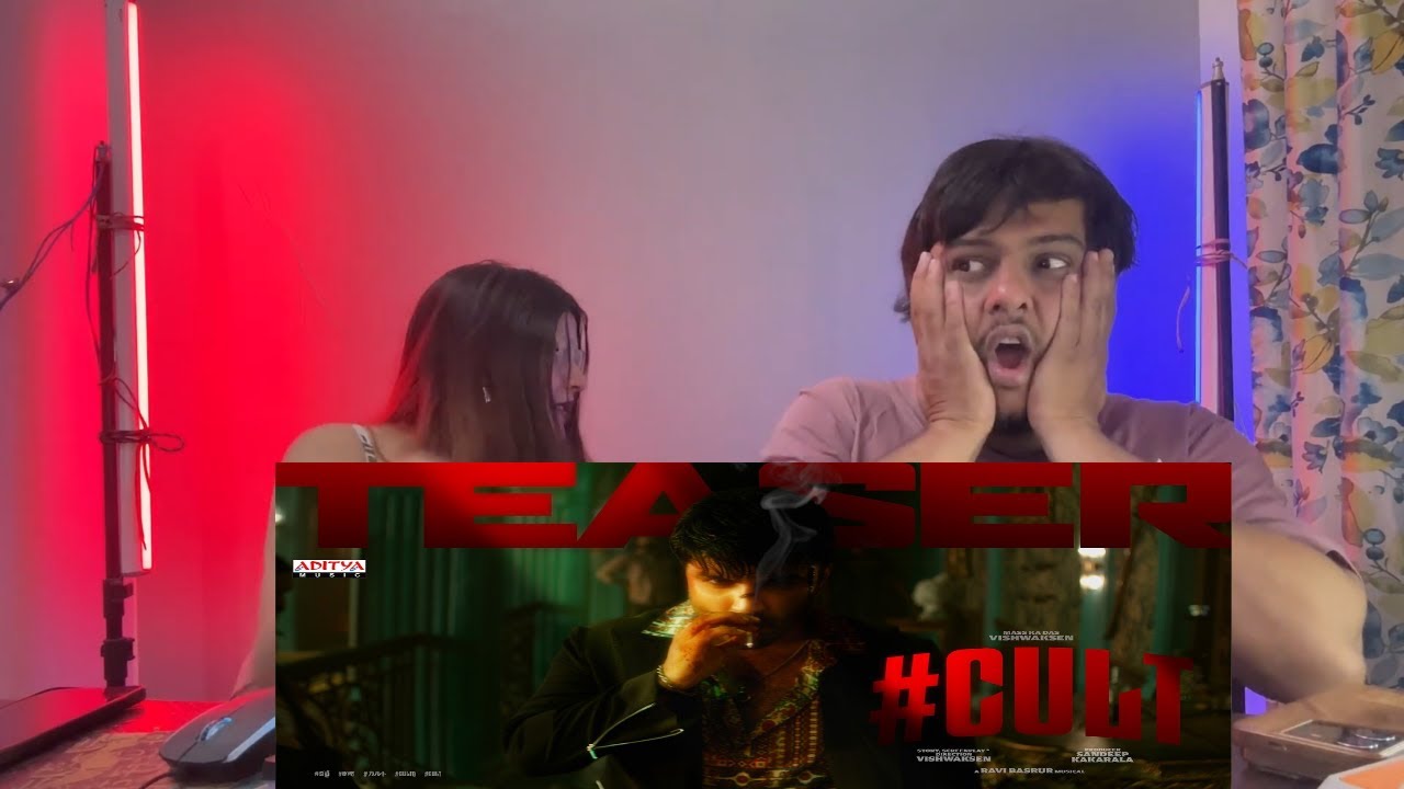 #CULT Red Band Teaser Reaction - India's First Slasher | Vishwak Sen | Ravi Basrur |