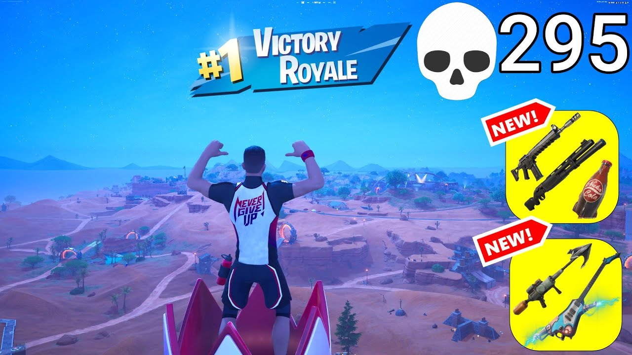295 Elimination NICK EH 30 Solo Vs Squads Zero Build Gameplay (NEW Fortnite Chapter 5 Season3)