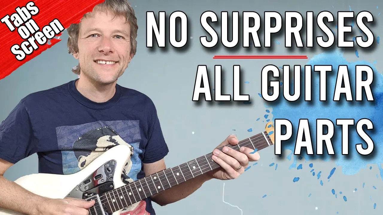 No Surprises Guitar Lesson | Radiohead