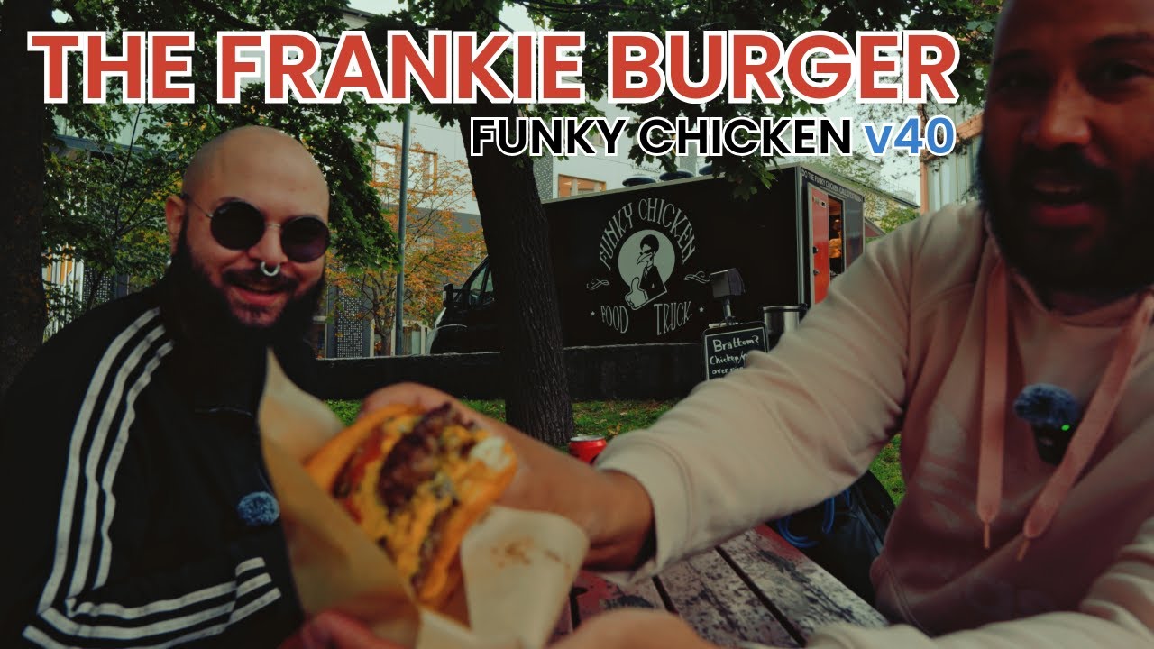 THE FRANKIE BURGER PÅ FUNKY CHICKEN MED HERR MEDVIKT