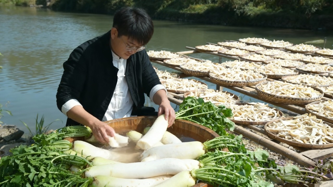 Winter's First Hotpot Starts Here - Making Dried Radish & Pickled Radish Strips!​