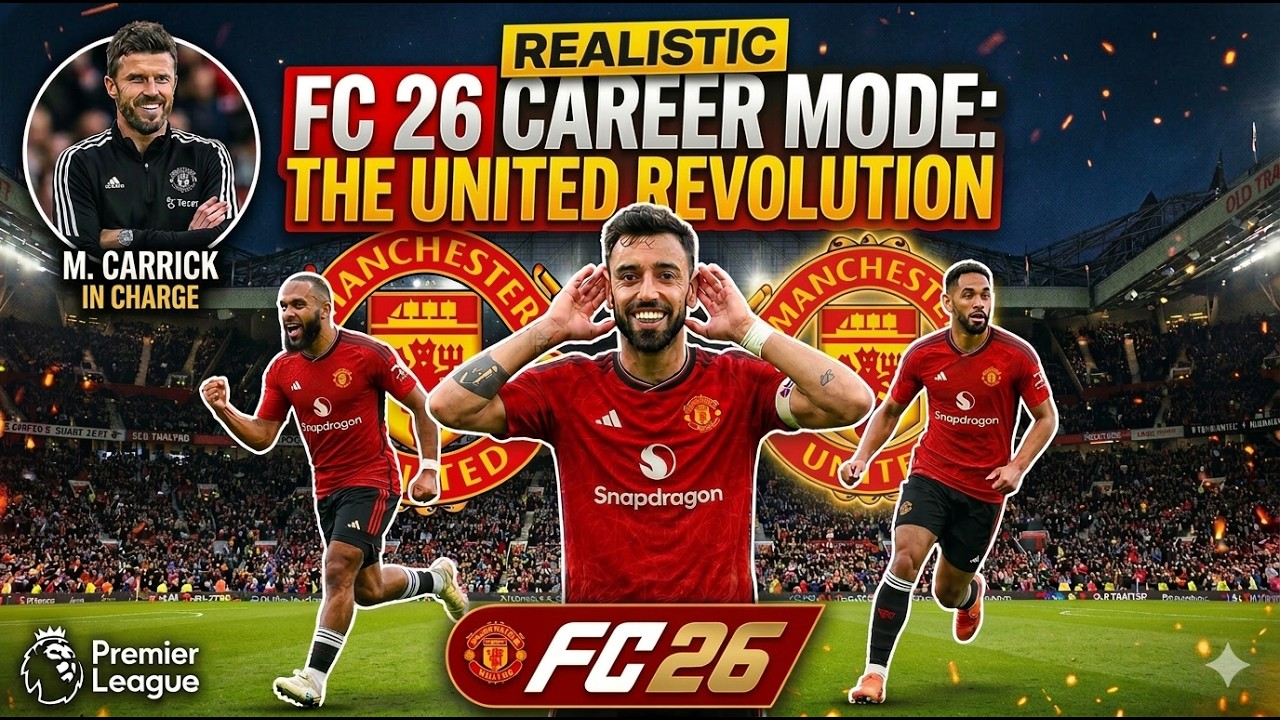 FC 26 Career Mode Ep.2  Man United Top 3 Finish Push!