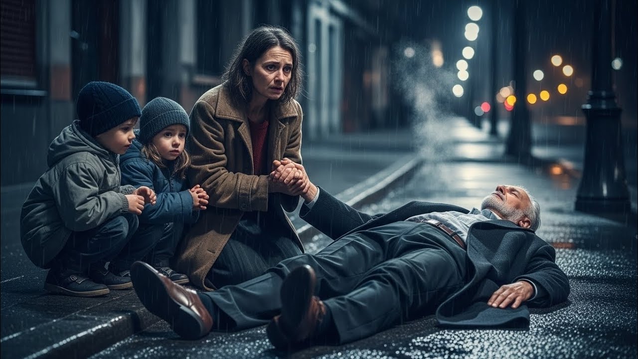 Mãe solteira pobre e filhos salvam multimilionário moribundo — o que ele fez depois surpreende......