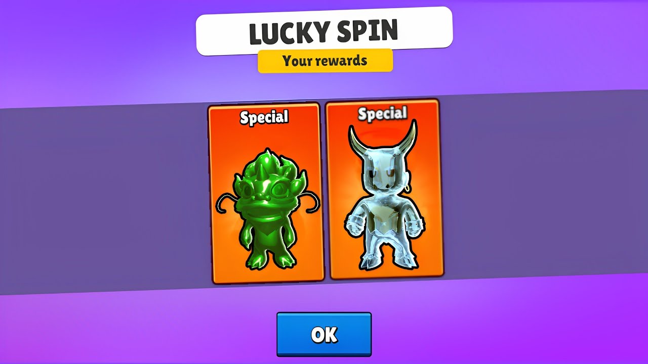 Finally I got New Special Skin JADE NIAN BEAST and DIAMOND DEMON 🐲😈 Stumble Guys FREE Special Skin
