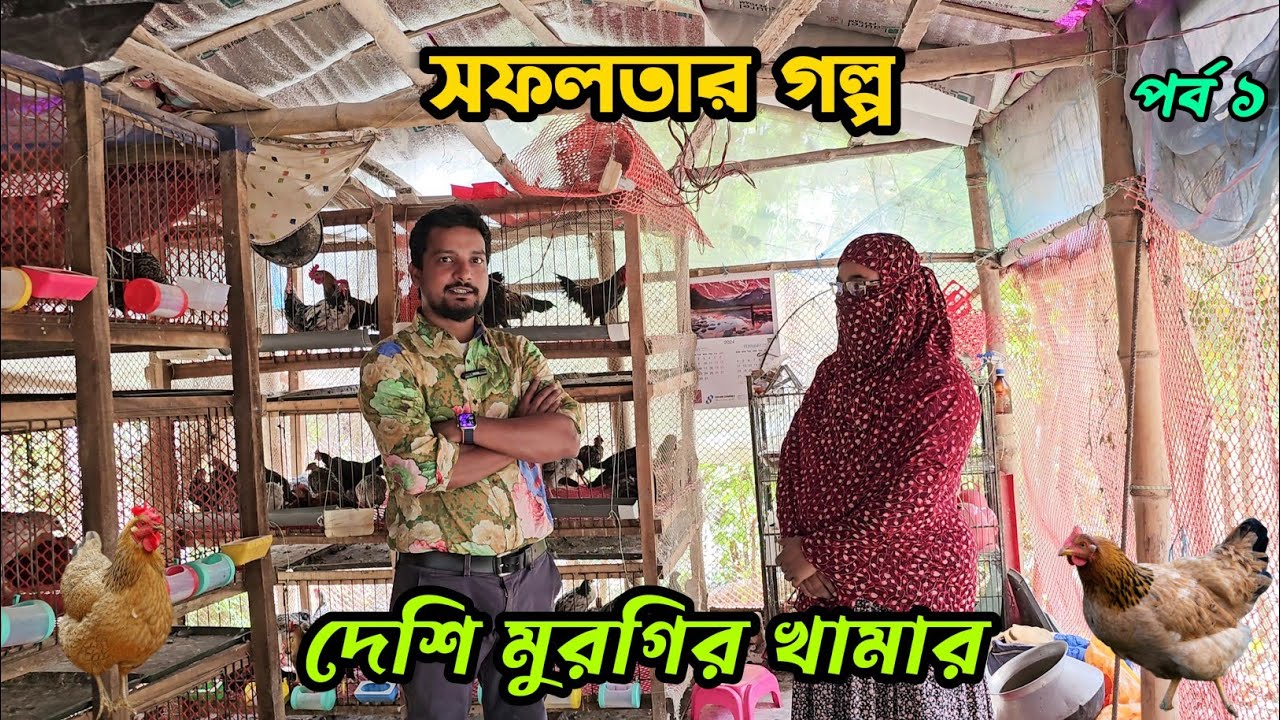 শাহিদা আপার সফলতার গল্প দেশি মুরগির খামার