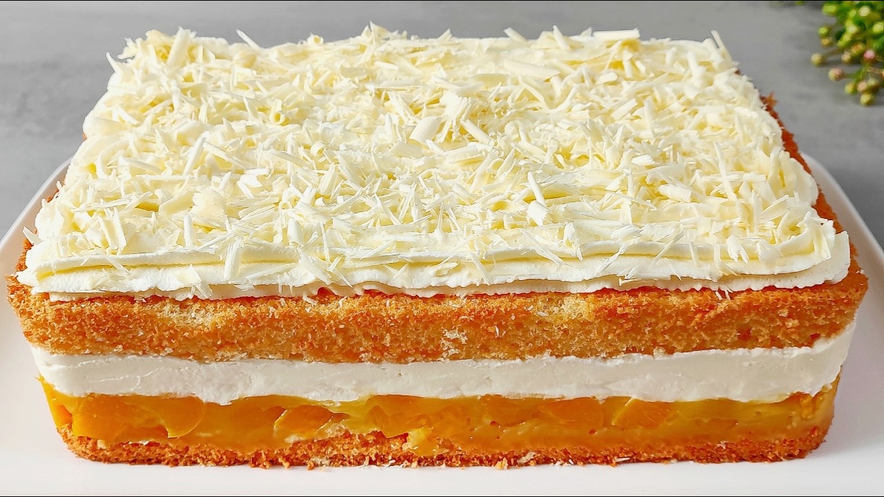 Знаменитый торт, который тает во рту. Невероятно вкусный торт за 15 минут.