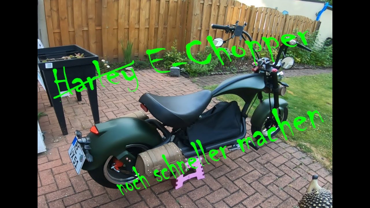 Harley E-Chopper noch schneller machen? 100 Abos Spezial - Tacho justieren