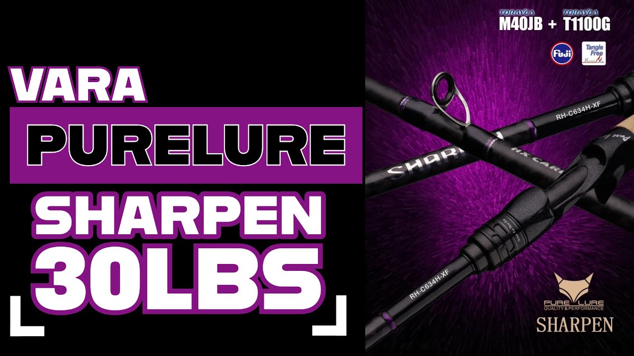 Vara PURELURE SHARPEN 30Lbs - Para grandes tucunar&eacute;s e dourados