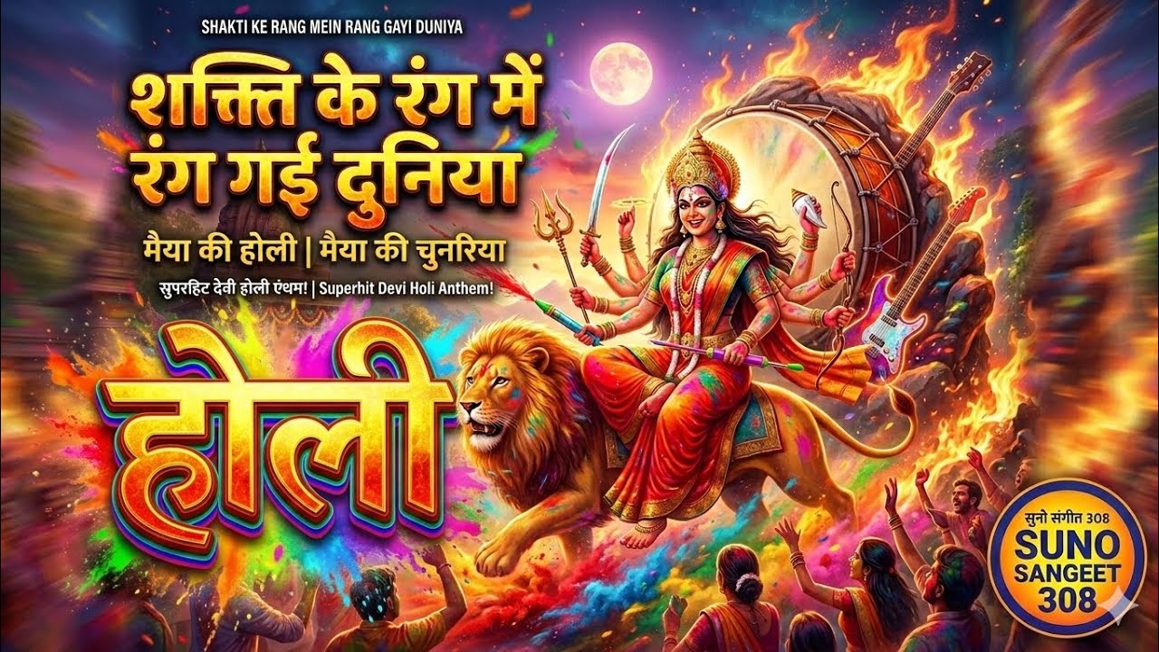 शक्ति की होली: मैया की टोली, मैया की चुनरिया | New Durga-Kali Holi Song | SunoSangeet308