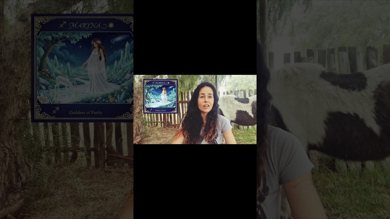 Goddess Oracle Project:  Maryna is the Goddess of Purity ✨️ 🔵💎✨️ #oracle #tarot