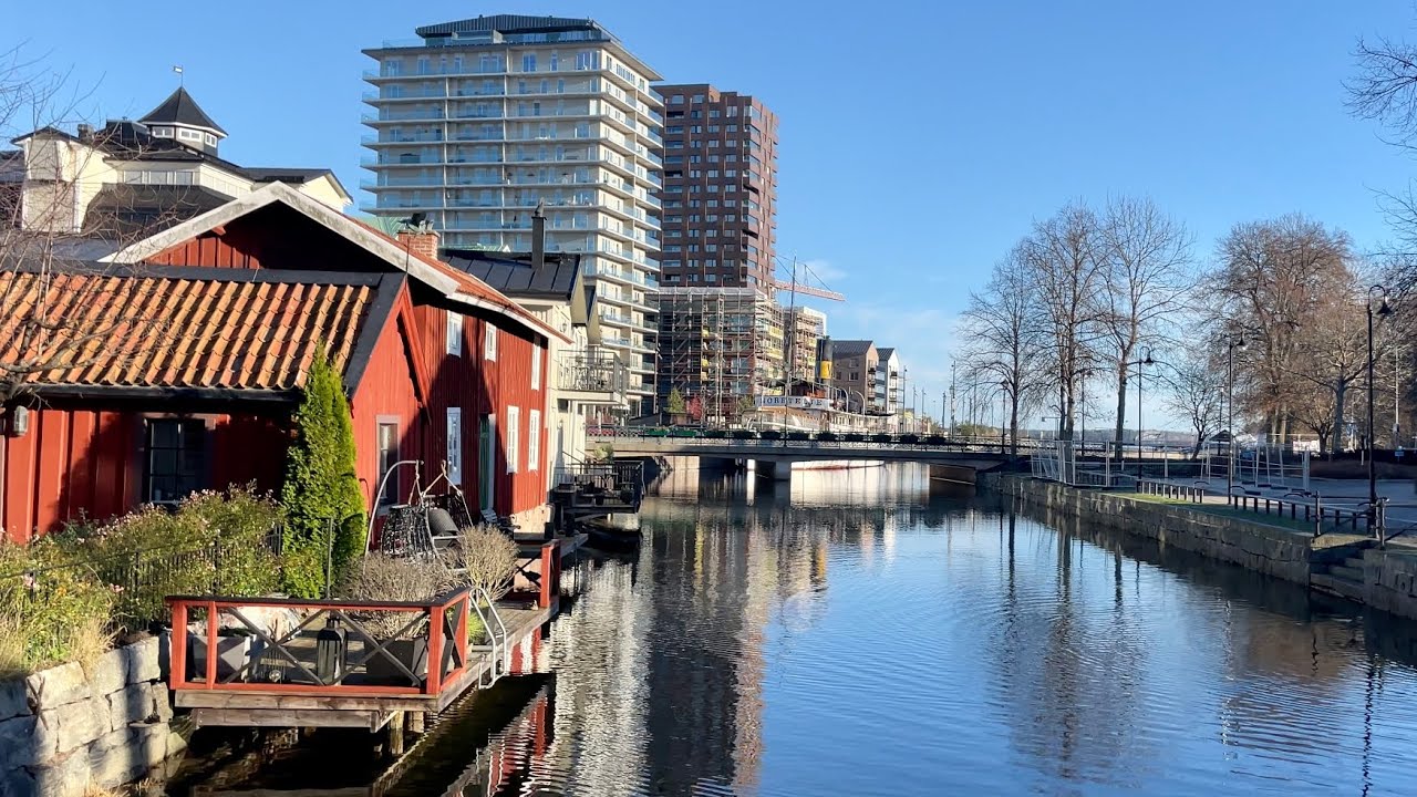 Sweden Walks: Norrtälje. Charming small town one hour from Stockholm.
