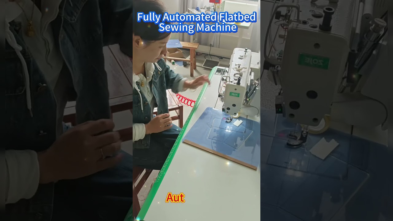 Discover the Fully Automated Flatbed Sewing Machine #automatic  #sewing  #factory #machine