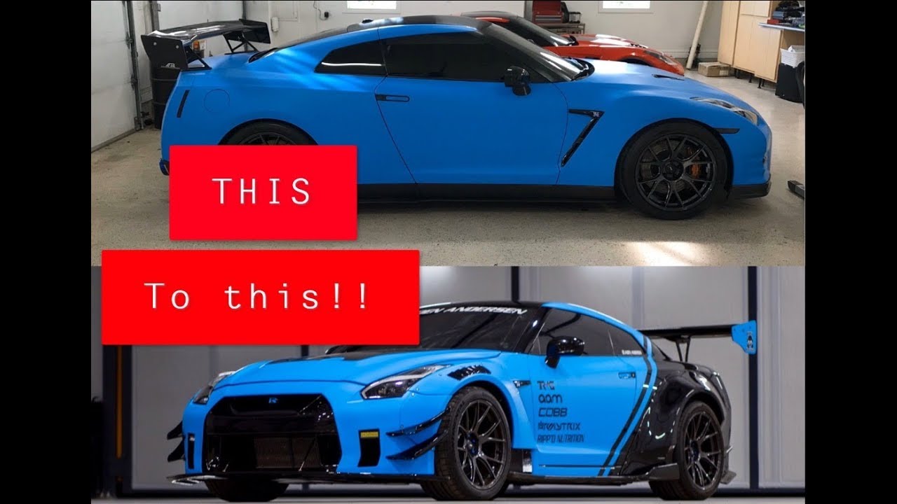 Building a Liberty Walk GT-R!!