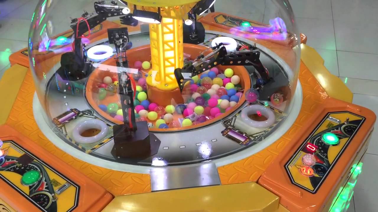 Funny Candy Project kids gift game machine for four players!