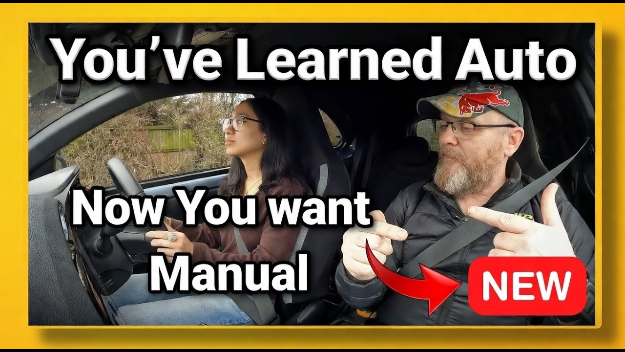 Switching Automatic For Manual | Jans first lesson in manual car
