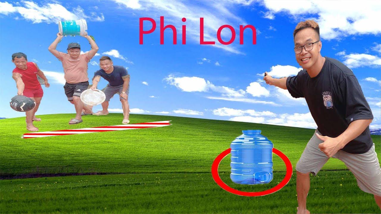 Vinh Tiền Lẻ | Thử Thách Team PHD Phi Lon Bằng Những Đồ Dùng Bằng Nhựa.