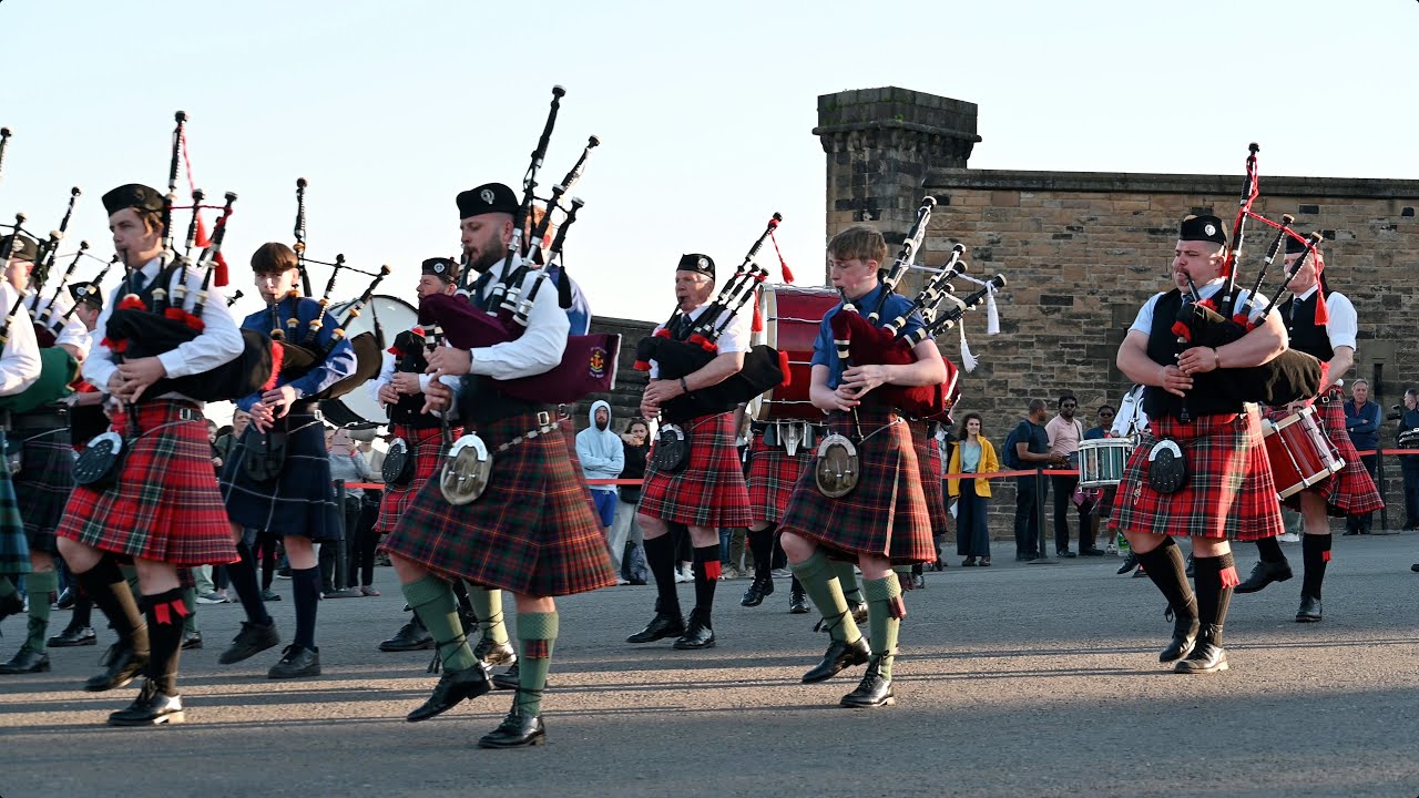 Boys' Brigade Beating Retreat Ceremony at Edinburgh Castle 2025