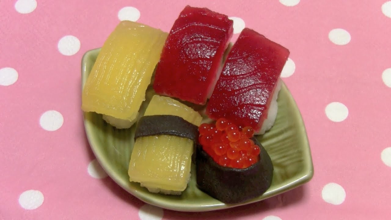 Make Candy Sushi at Home ~ たのしいおすしやさん