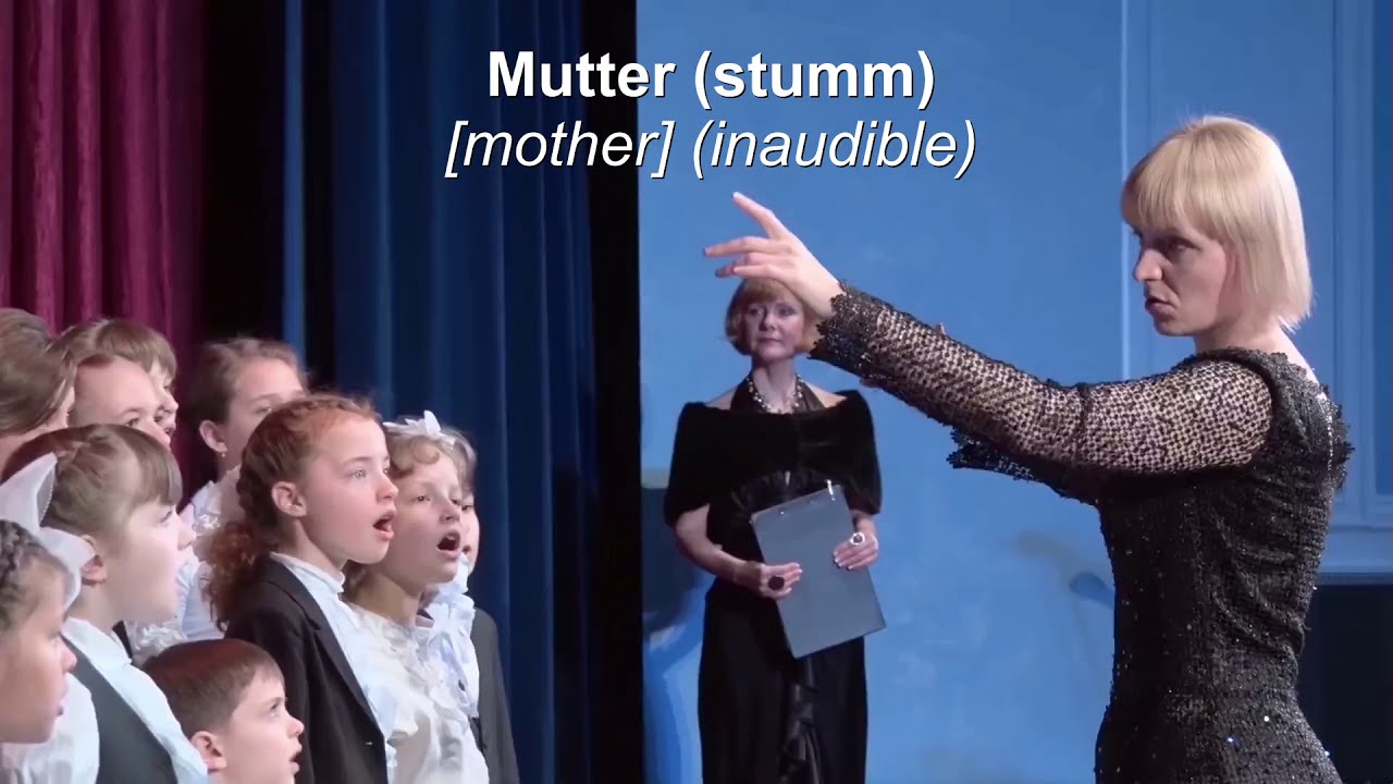 Rammstein - Mutter by Russian Children Choir  subs eng/deu