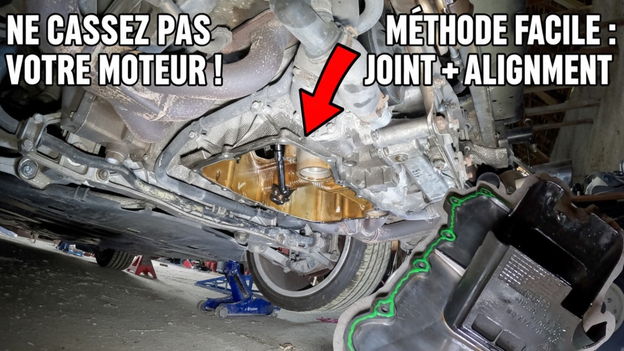 Parfois faut nettoyer la crépine d'une Porsche 911. C'est facile!