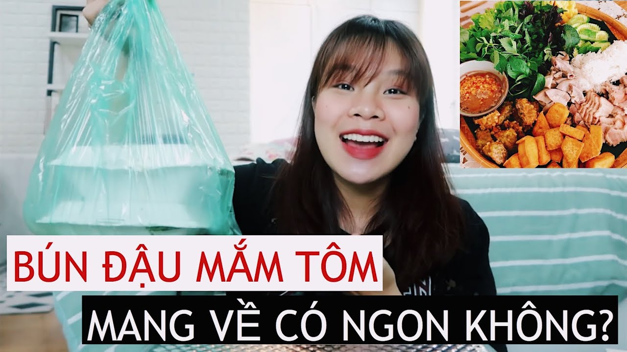 Lần Đầu Ăn Thử Bún Đậu Mắm Tôm Ship Tận Nhà🧐