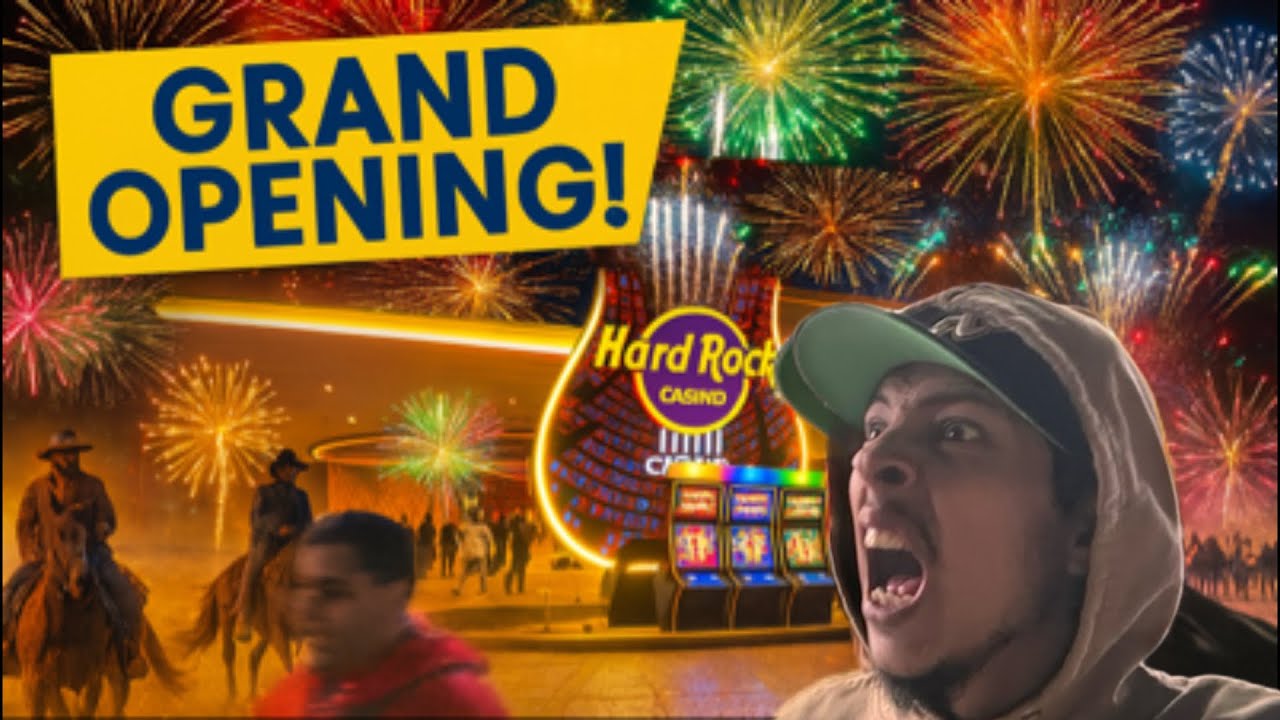 Hard Rock Tejon Grand Opening Tour! 🎉 Opening Day Energy & Big Slot Action!