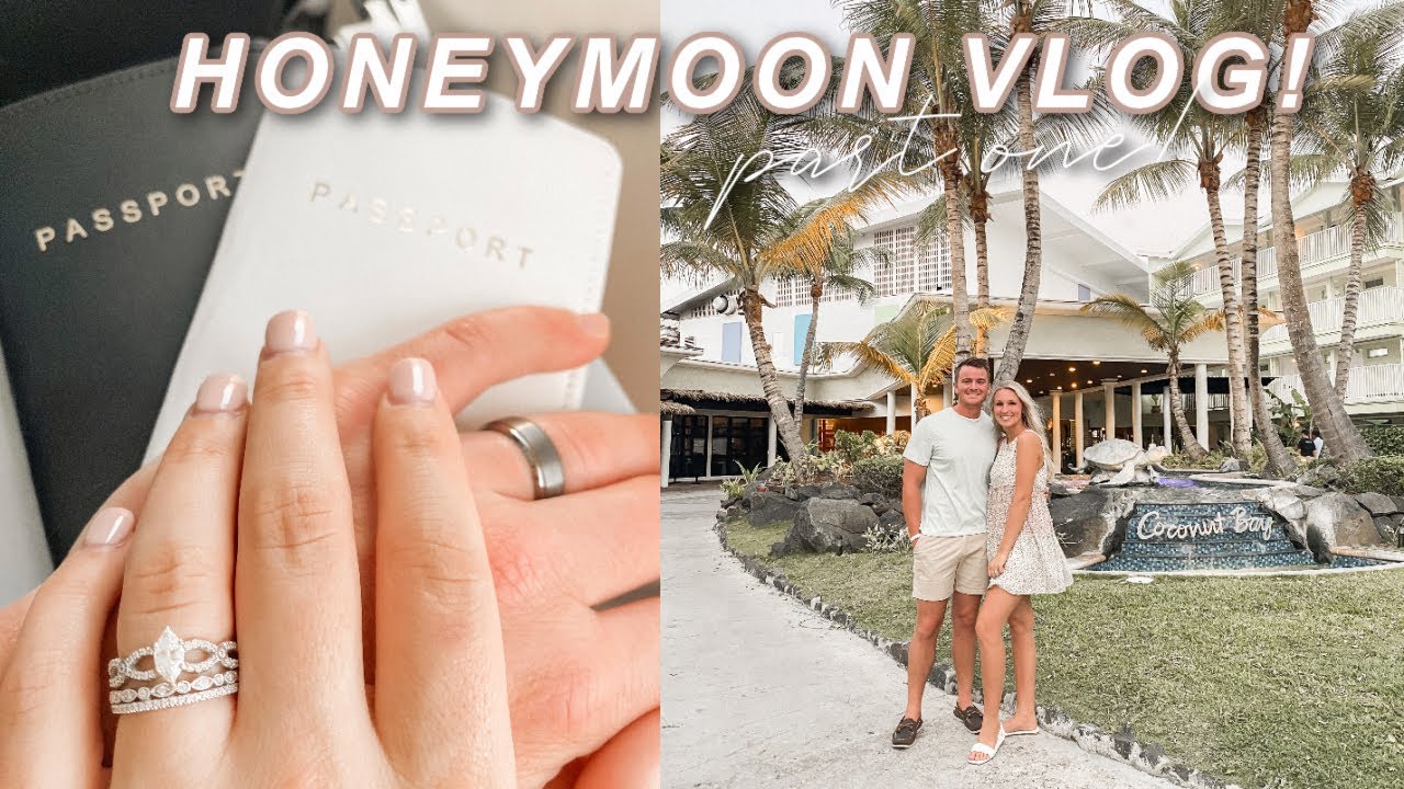HONEYMOON VLOG! PART ONE | coconut bay in st. lucia