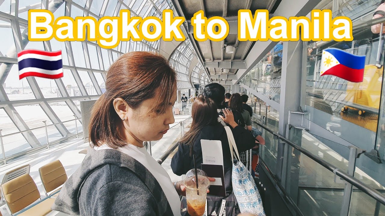 Going Home! 🇹🇭 Bangkok to Manila 🇵🇭 via Cebu Pacific | Suvarnabhumi Airport to NAIA Terminal 3