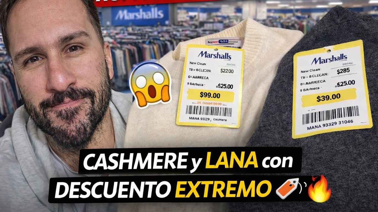ROPA “FINA” en MARSHALLS 😱 CASHMERE y LANA con DESCUENTO EXTREMO 🏷️🔥
