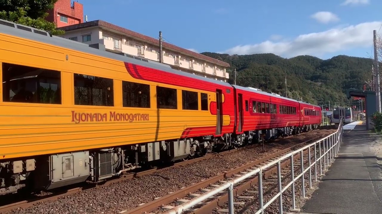 伊予灘ものがたり 菜の花編　愛媛県JR伊予平野駅