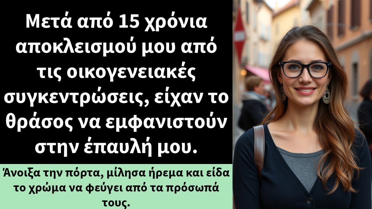 Μετά από 15 χρόνια αποκλεισμού μου από τις οικογενειακές συγκεντρώσεις, είχαν το θράσος