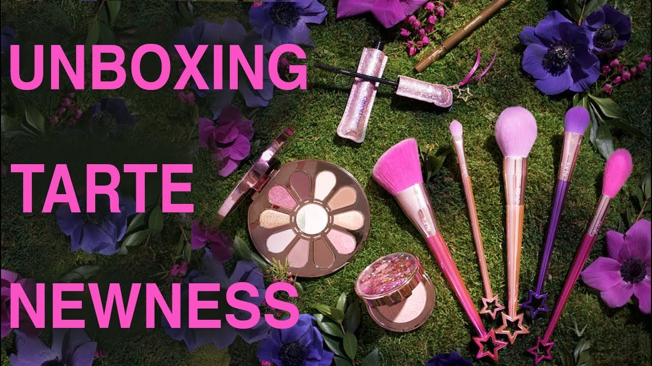 Unboxing the NEW tarte #flowerpowered collection | tarte newness