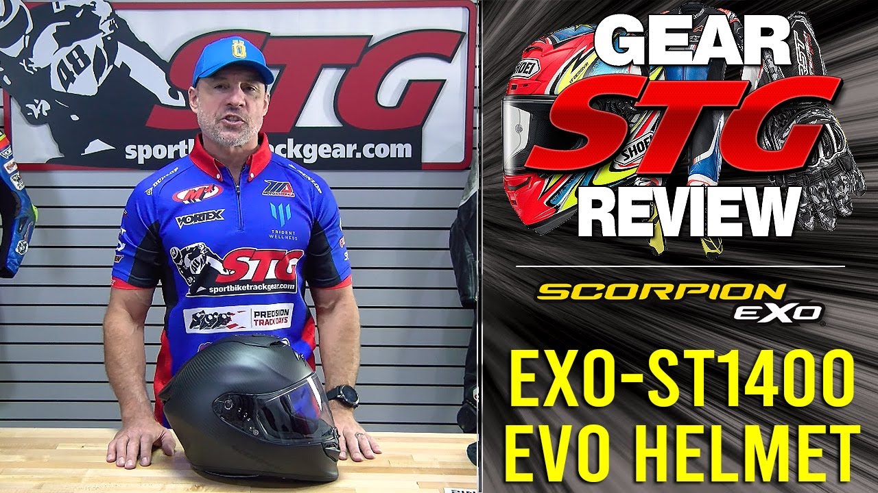 Scorpion EXO-ST1400 EVO Motorcycle Helmet Review from SportbikeTrackGear.com