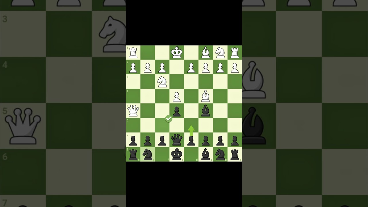 Шахматы классная дебютная ловушка. #chess #шахматы #shorts #Гроссмейстеронлайн