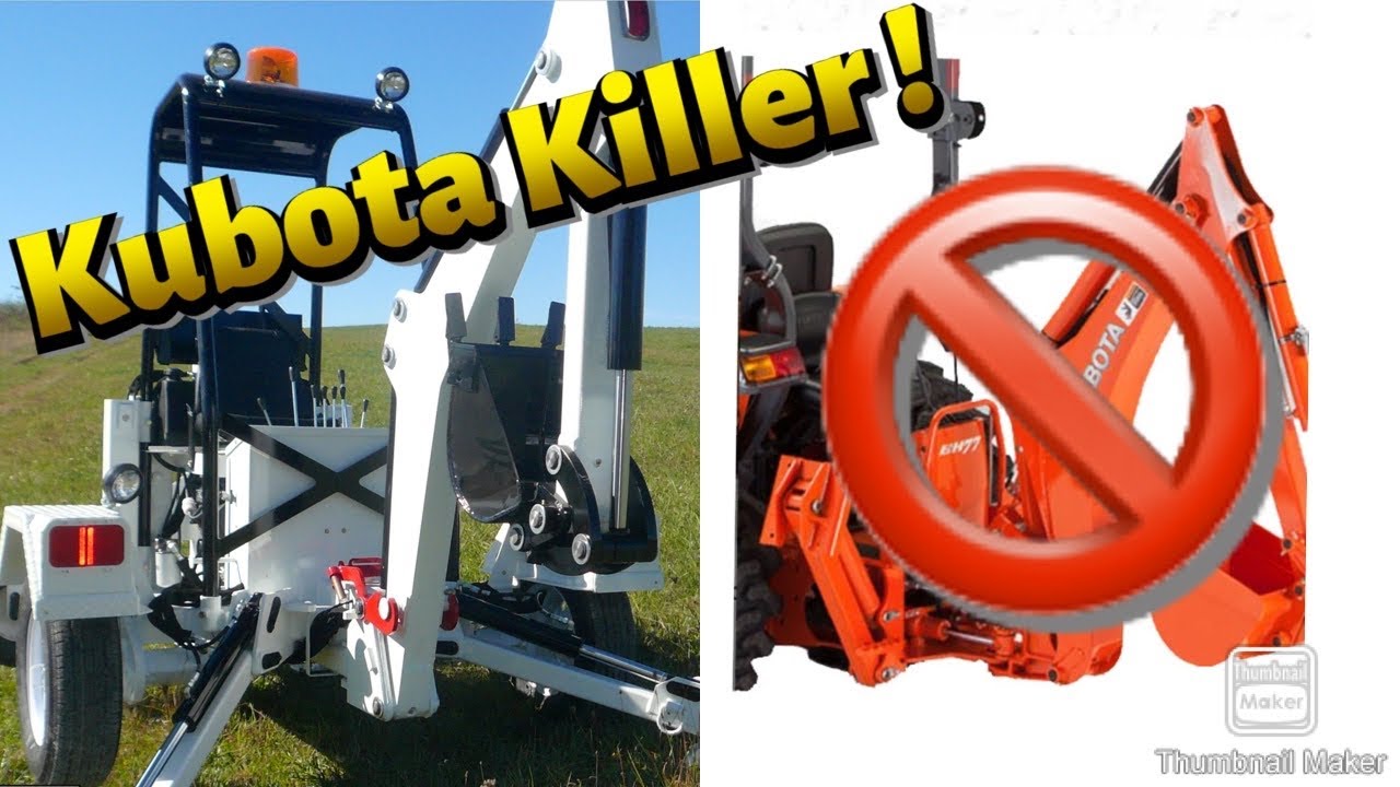 Экскаватор-погрузчик GO-FOR-DIGGER! Убийца Kubota! (Часть 1 из 2)
