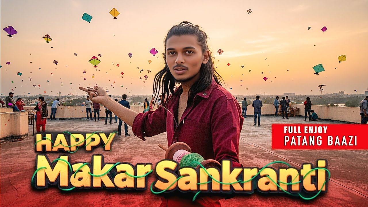 Happy Makar Sankranti Special Day | FULL Enjoy 😉 | Crazy movement 😜 | New vlog | Full Story 😀 