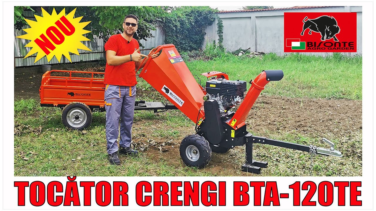 NOU‼️ TOCATOR DE CRENGI BTA 120TE de la Bisonte Agro garden ✨