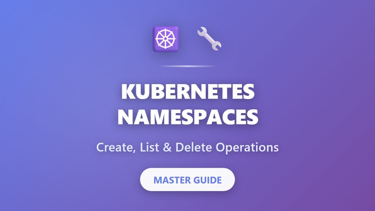 Kubernetes Namespaces Tutorial: Create, List & Delete Operations for Beginners