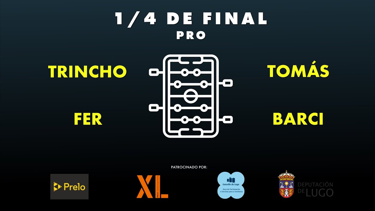 1/4 DE FINAL PARADO | PRO | TRINCHO Y FER VS TOMÁS Y BARCI