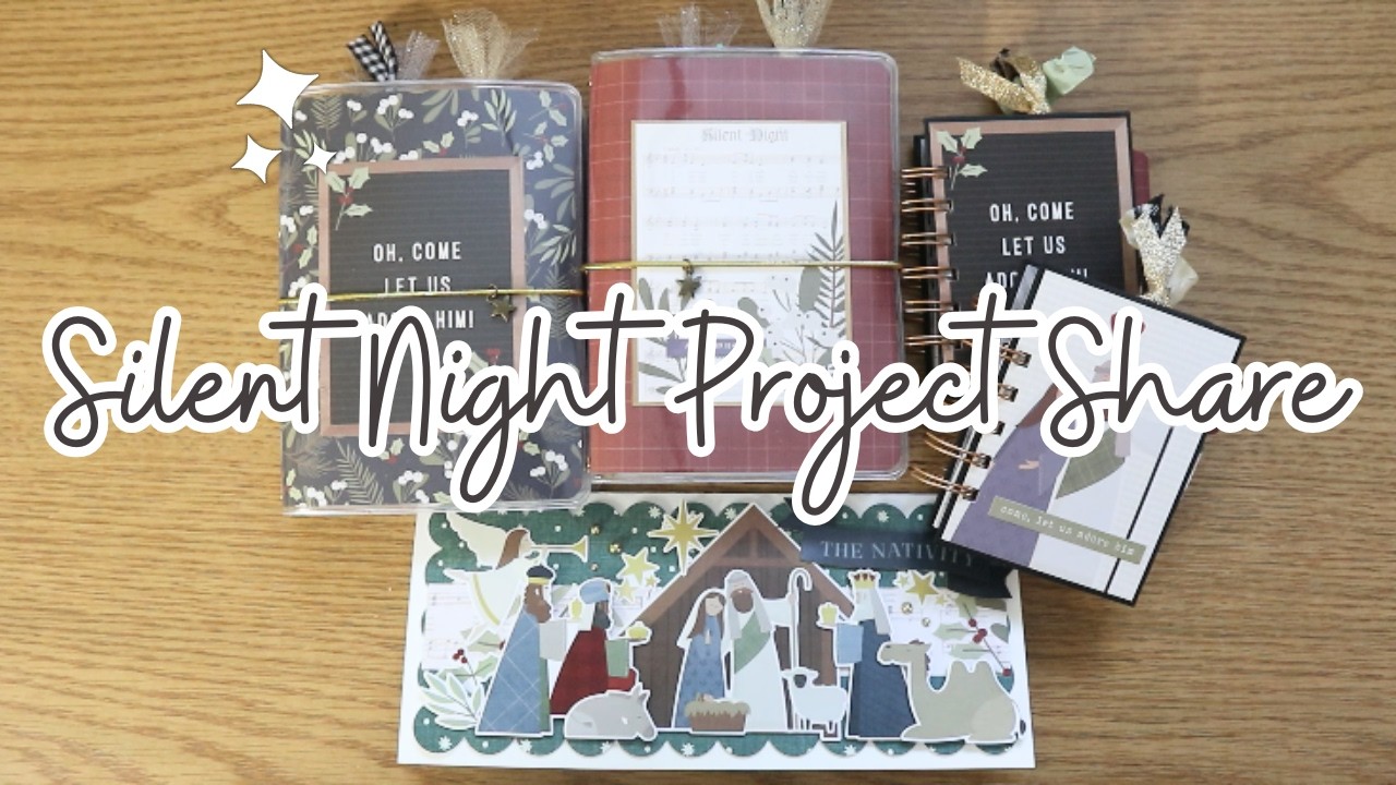 Simple Stories SILENT NIGHT Project Share ✨ Using Up A Whole SIMPLE SET! | madebycarlyrose