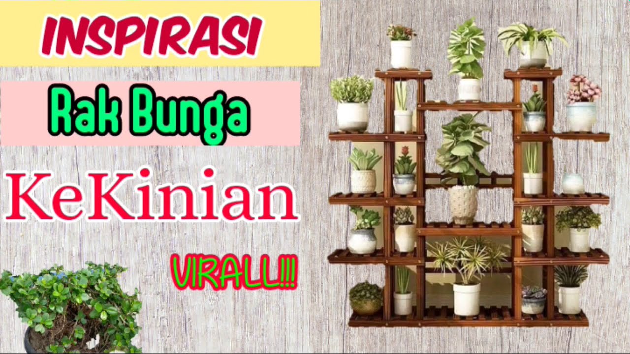 VIRALL!!  Top Desain Rak Bunga Unik, Kreatif Dan Moderen Terbaru