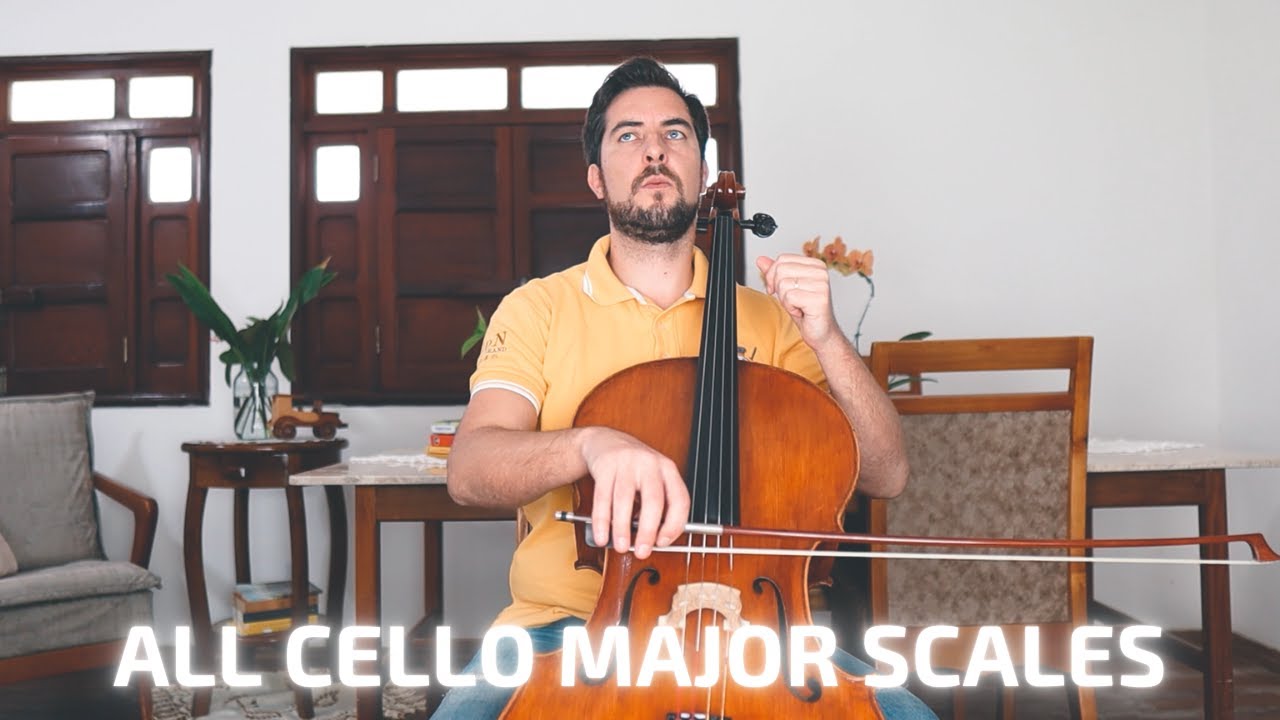 All 2 Octave Cello Major Scales - For Beginners