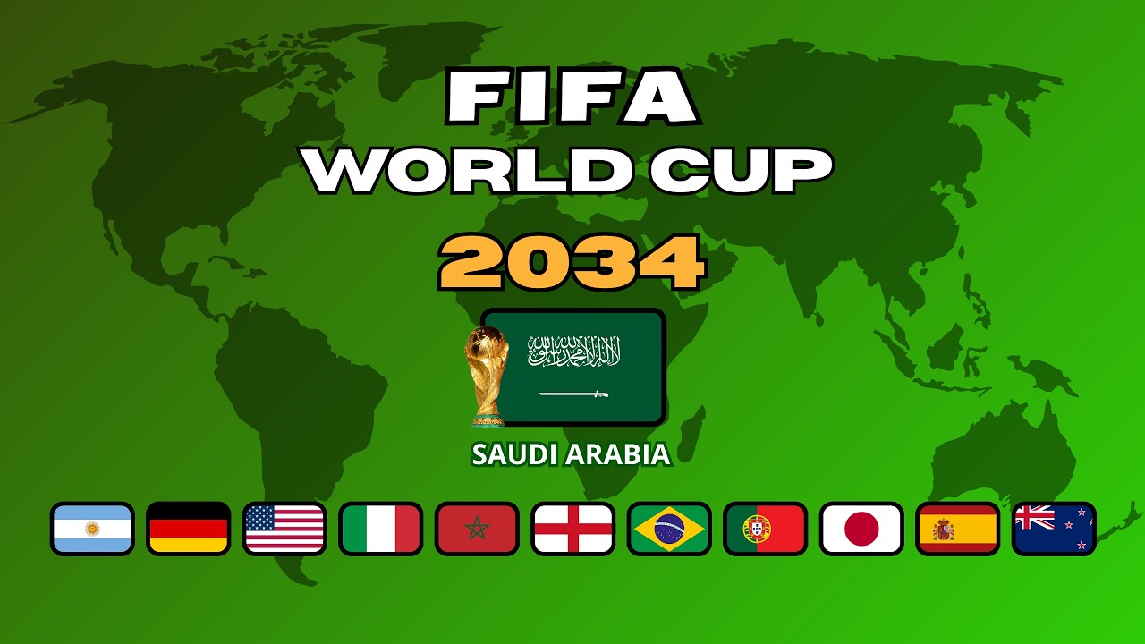 FIFA WORLD CUP 2034 | 🇸🇦 | Full Tournament Simulation | Schoking Results!