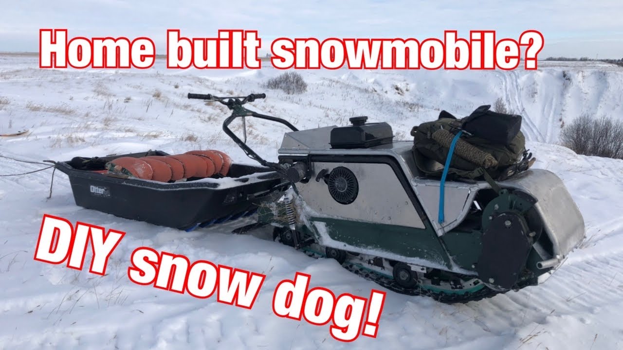 Home built snowmobile? build your own snow dog!!! (Fish-ski)