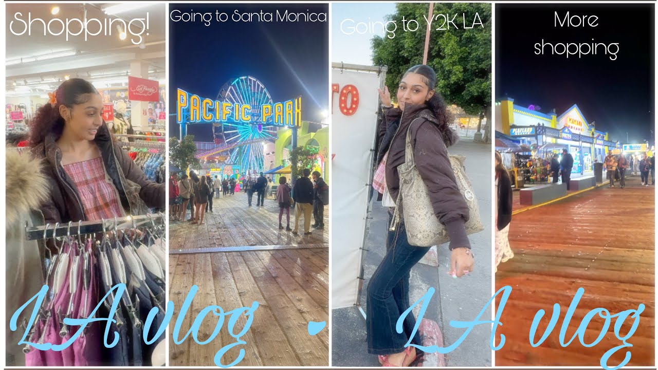 GIRLS TRIP TO LA: going to Santa Monica,heel stores and Y2KLA