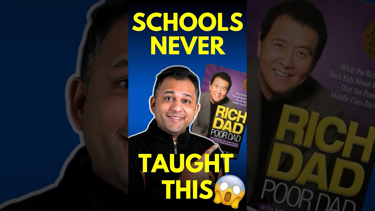 The Money Lesson That Schools Never Teach - Rich Dad Poor Dad Book Review in Hindi