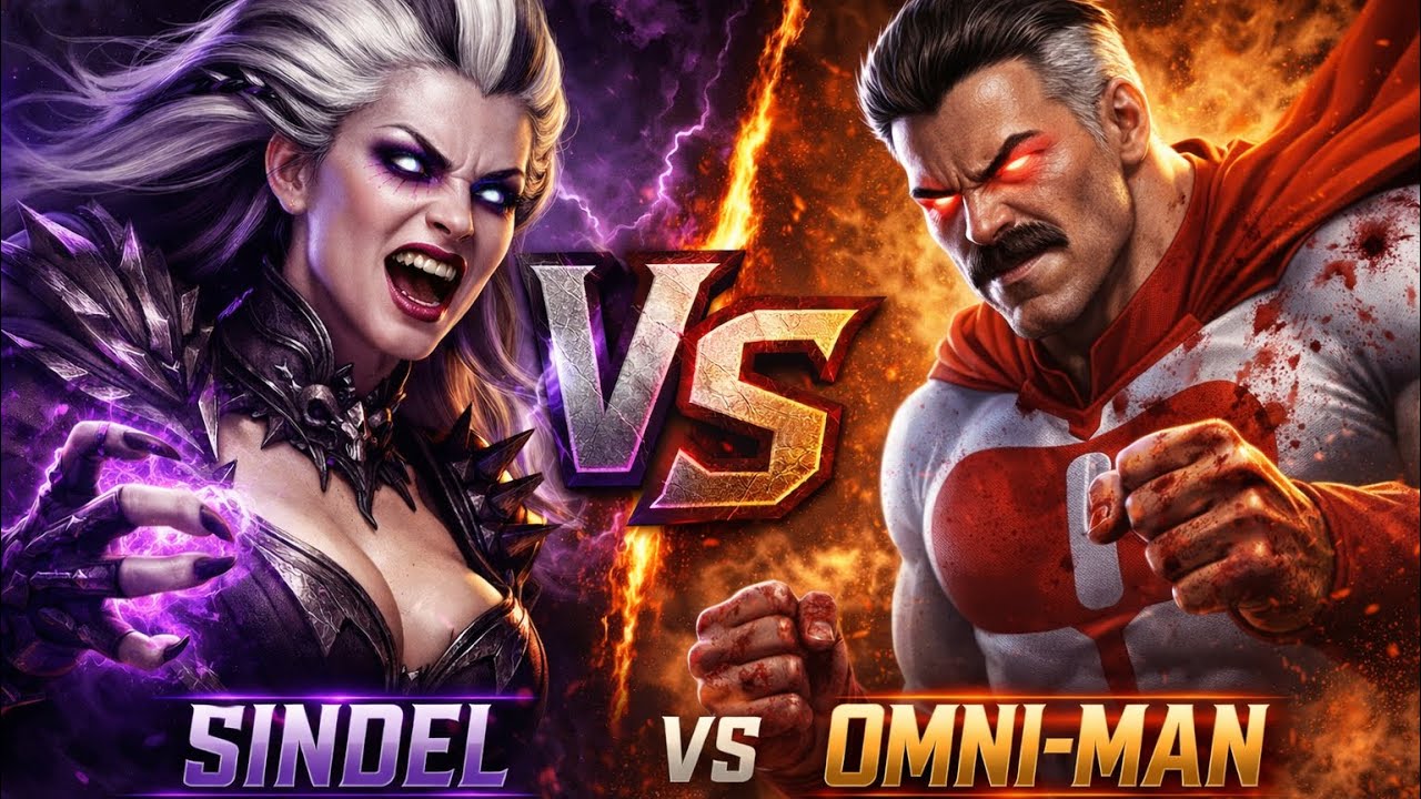 Sindel vs Raiden, Omni Man, Peacemaker 