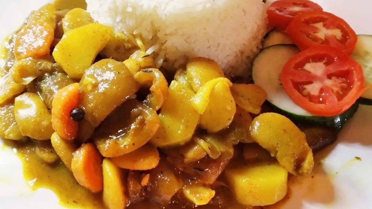Как приготовить лучшее ямайское карри из коровьей кожи и бобов || Ямайская кухня
