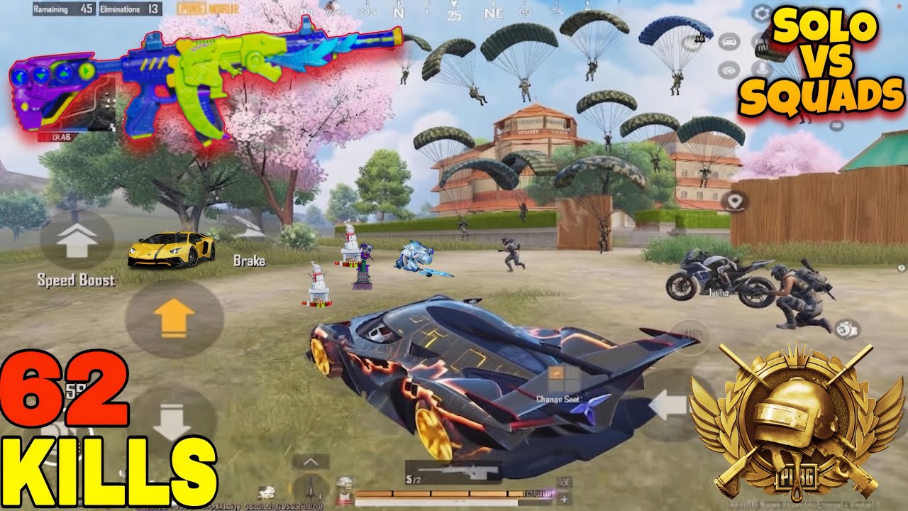 62 KILLS😍 Tacaz Fastest  Erangel Gameplay Solo vs Squad🔥PUBG SAMSUNG,A7,A8,J5,J6,J7,J2,XS,A3,A4,A5,A